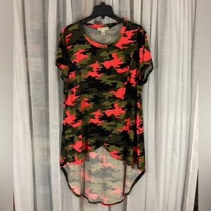 EYE CANDY Pink Camo shirt